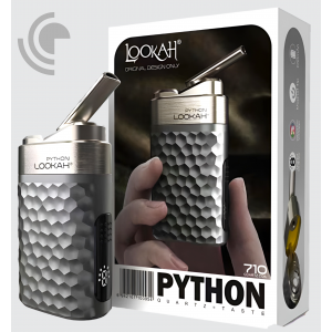 Lookah Python 650mAh Variable Voltage Vaporizer Kit With 710 Quartz Coil & Digital Display Screen